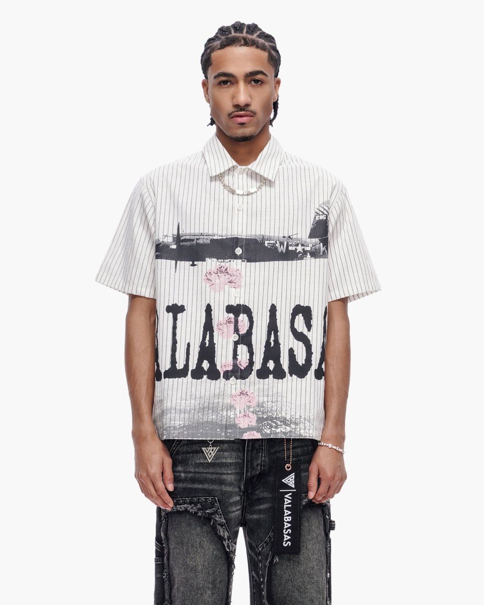 Flower Bomb Button Down