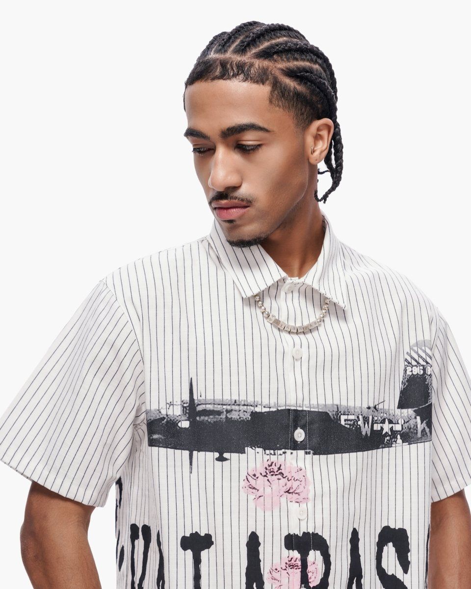 Flower Bomb Button Down