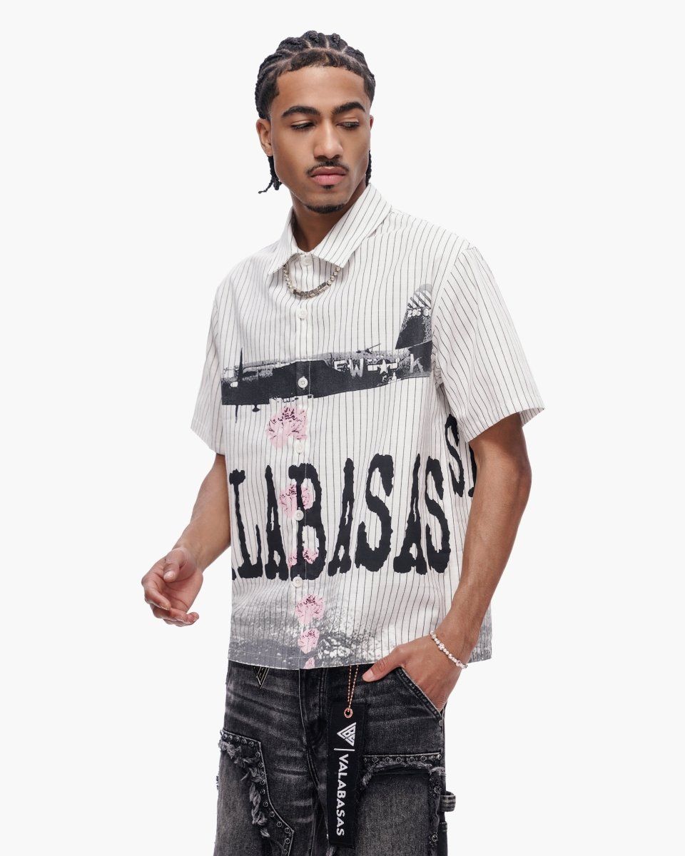 Flower Bomb Button Down