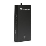 Black rectangular product packaging with 'VALABASAS' branding on a white background