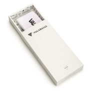 White box with a white product inside, featuring the brand 'VALABASAS' on a white background.
