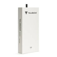 White box with 'VALABASAS' branding on a white background