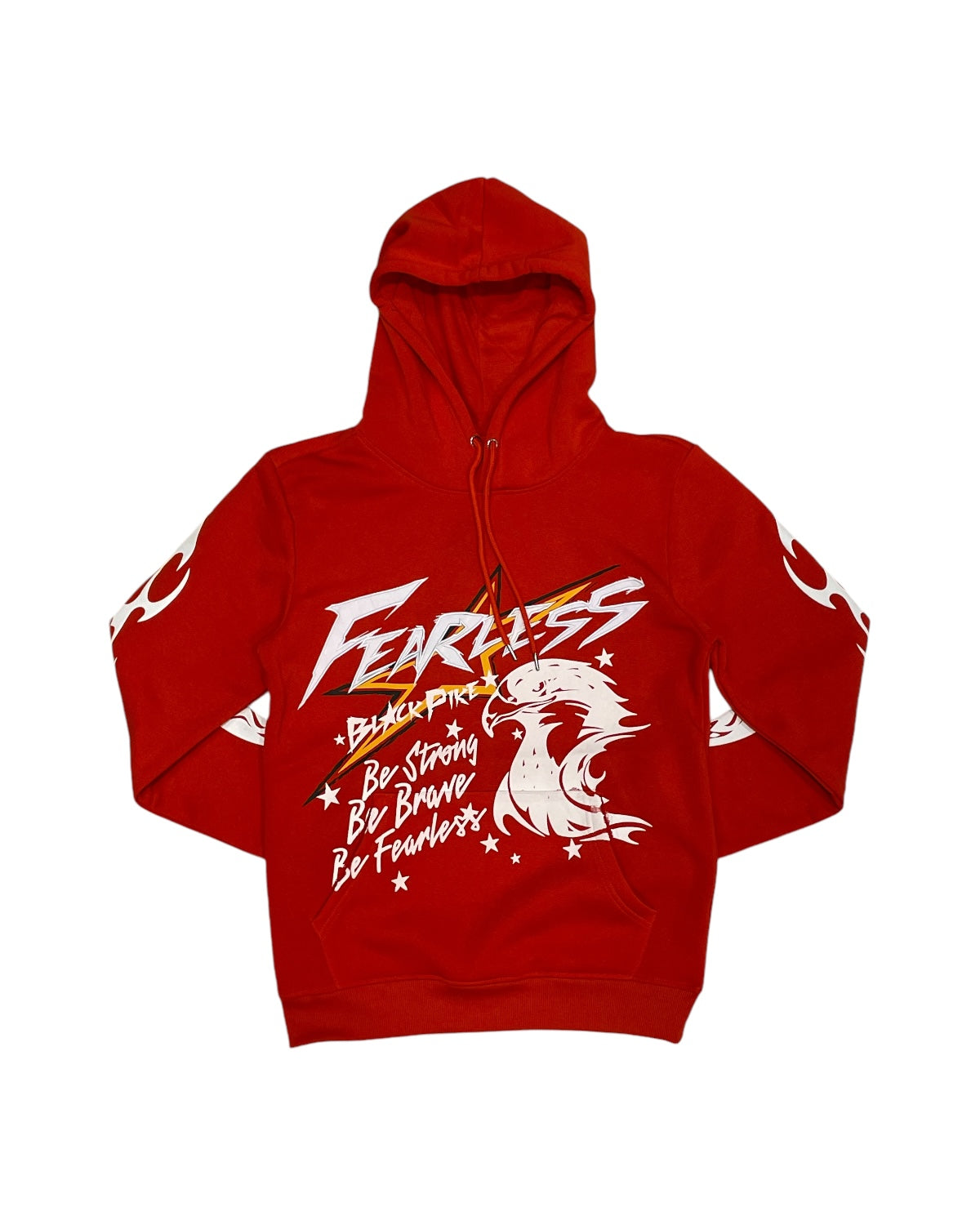 fearless tour hoodie in red 