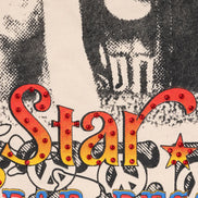 Vintage-style poster with 'Star R&B Reggae' text and abstract designs.