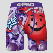 Boxer briefs with Kool-Aid Jammers and PSD branding on a white background