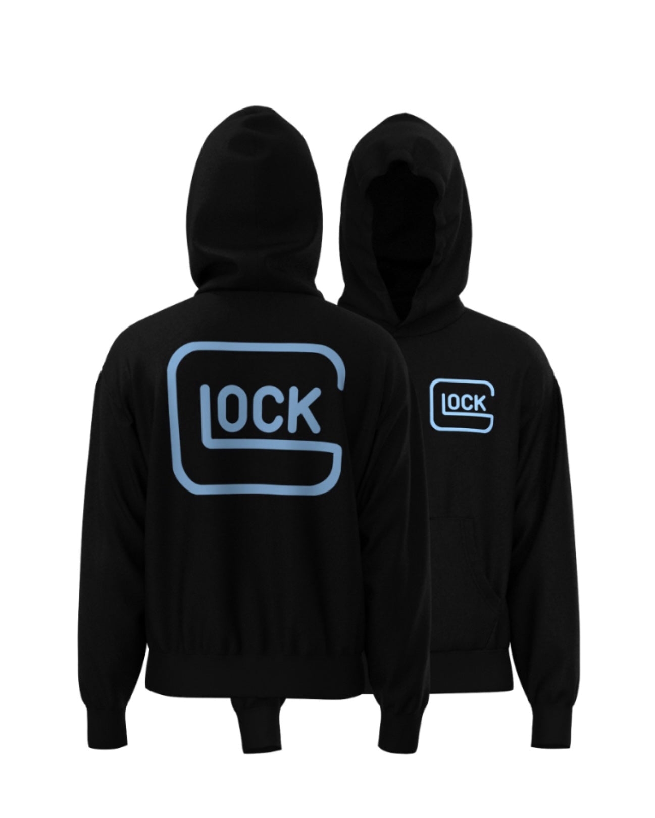 Glock logo hoodie in black 