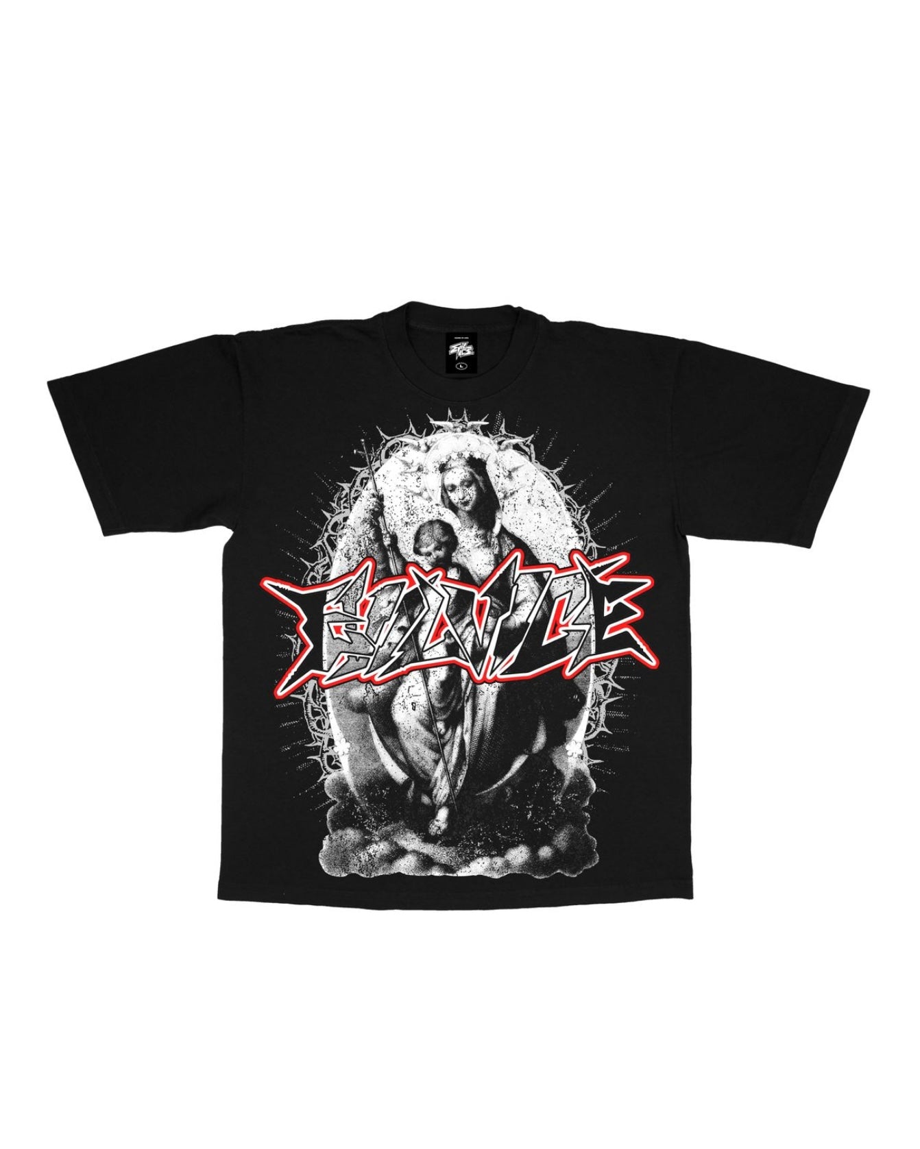 Glory eye tee in black color