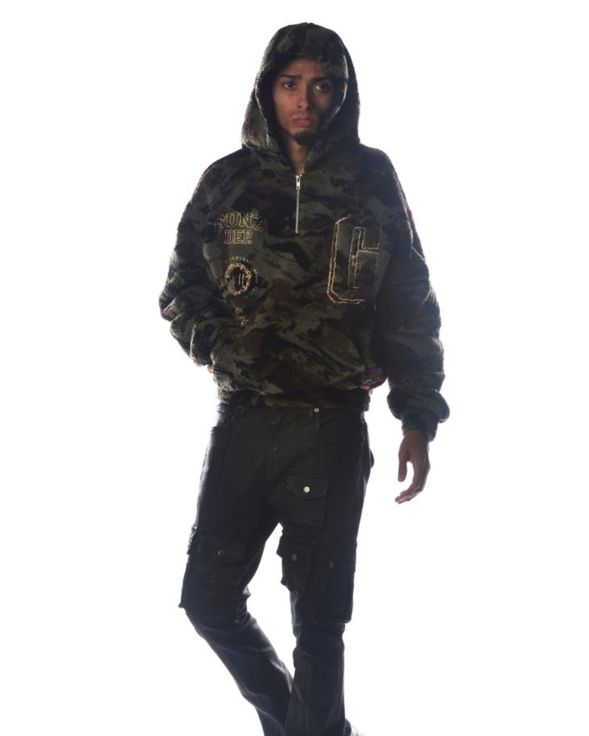 Gunz Dept. Hoodie in Camouflage Color