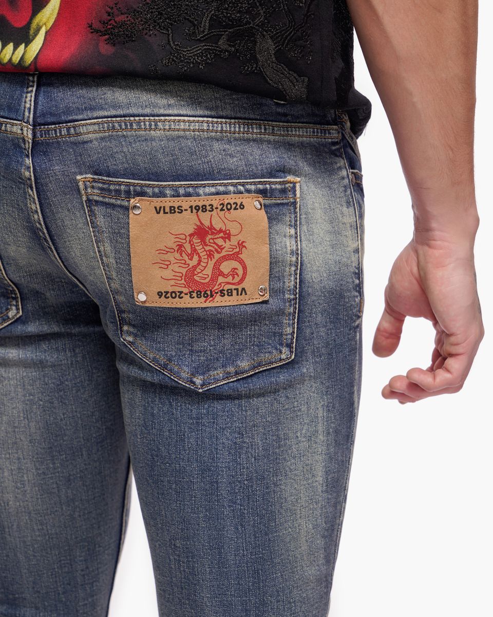 Hikari Stacked Denim