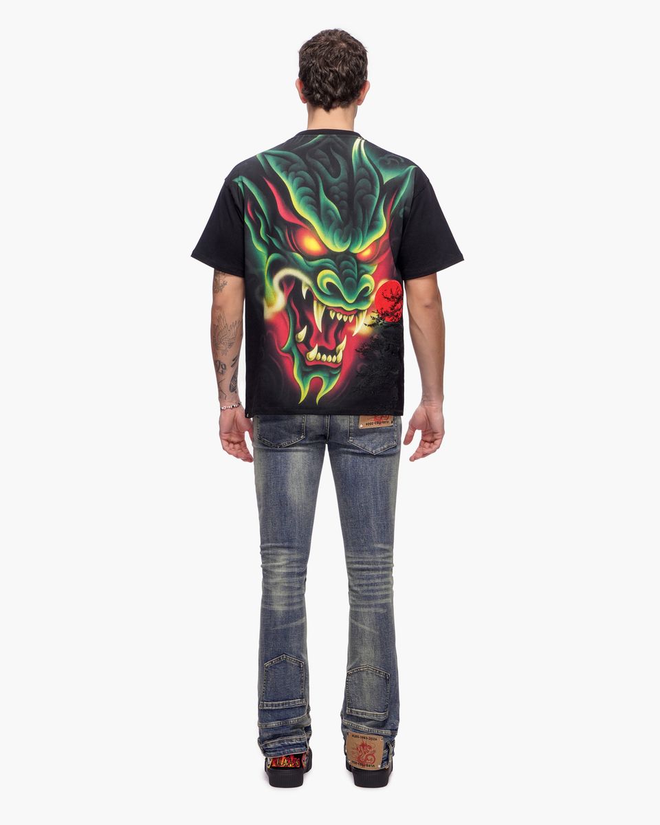 Hikari Stacked Denim