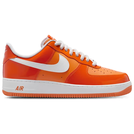 Nike Air Force 1 Low '07 Orange White Patent Men's