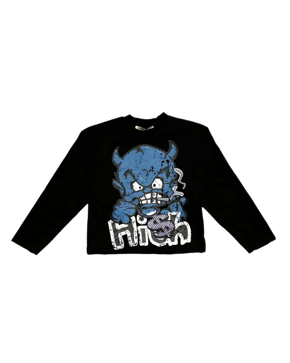 BKYS High life long sleeve shirt in black