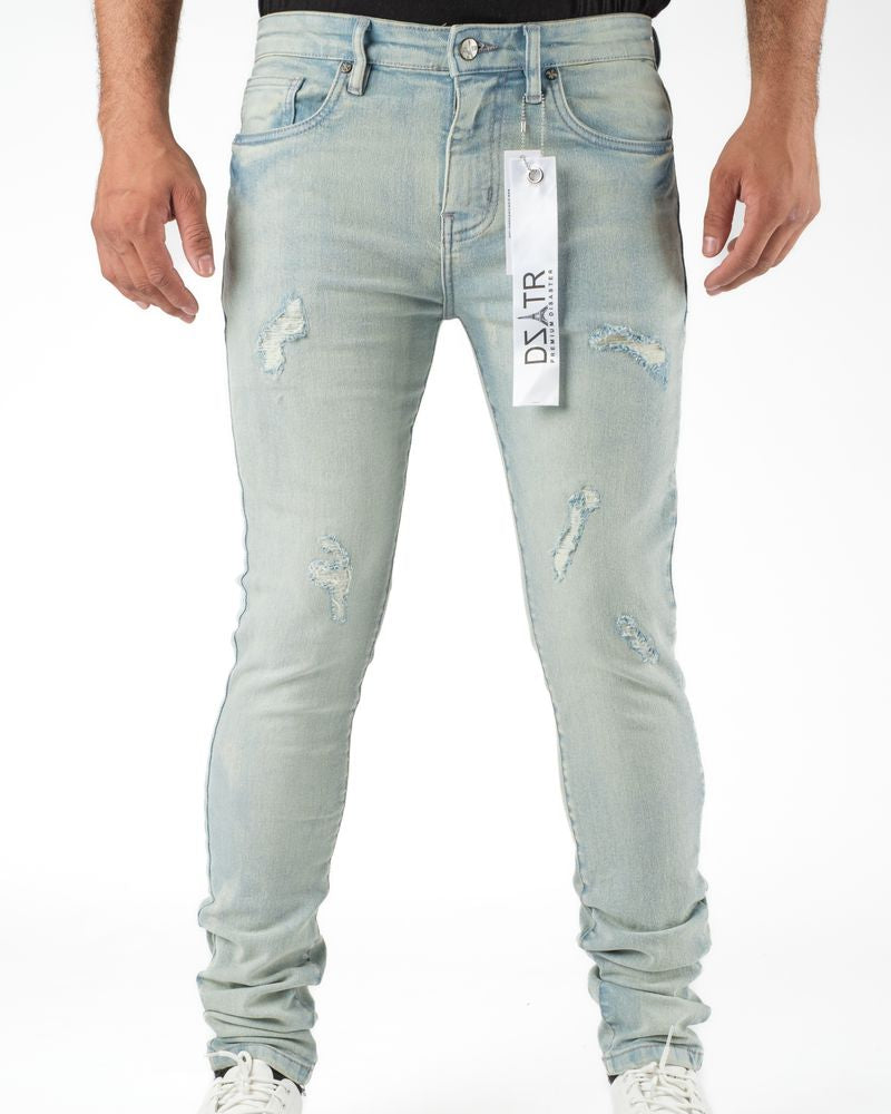 Ice Tinted Rip Jeans DZTR-420