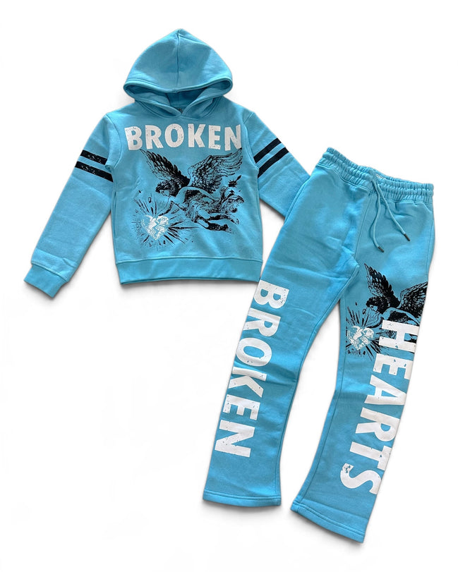 FWRD Junior's Broken Hearts Fleece Set