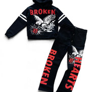 FWRD Junior's Broken Hearts Fleece Set