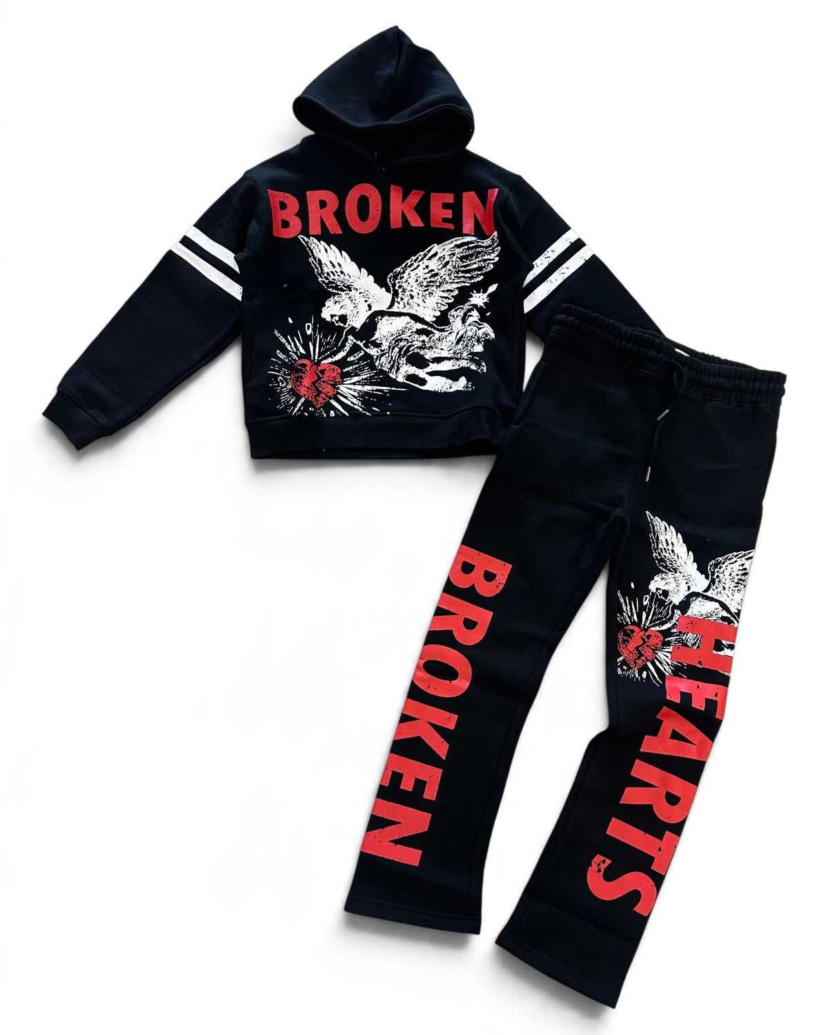 FWRD Junior's Broken Hearts Fleece Set