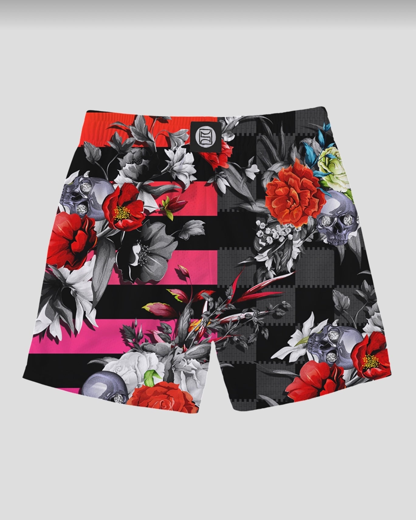 Floral Demise Mesh Shorts