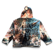 Rebel Minds Fear No One Tapestry Full-Zip Hoodie