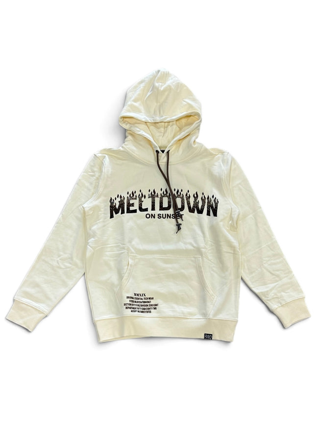Denim City Meltdown on Sunset Stone Hoodie