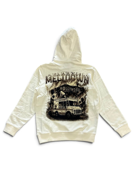 Denim City Meltdown on Sunset Stone Hoodie