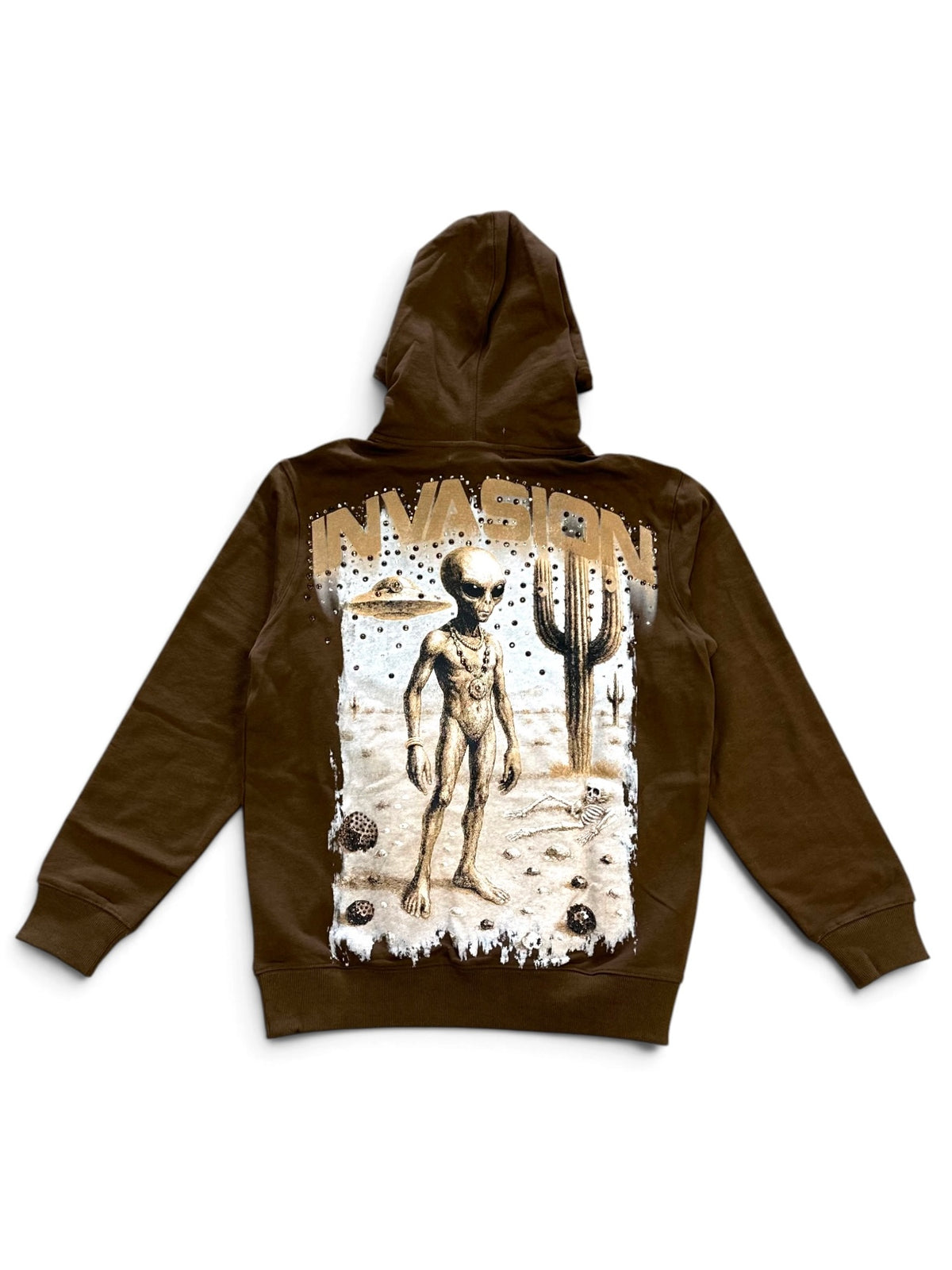 Denim City Invasion Stone Hoodie