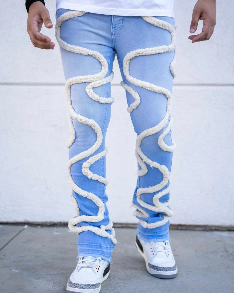 Blue Corda Premium Stacked Jeans