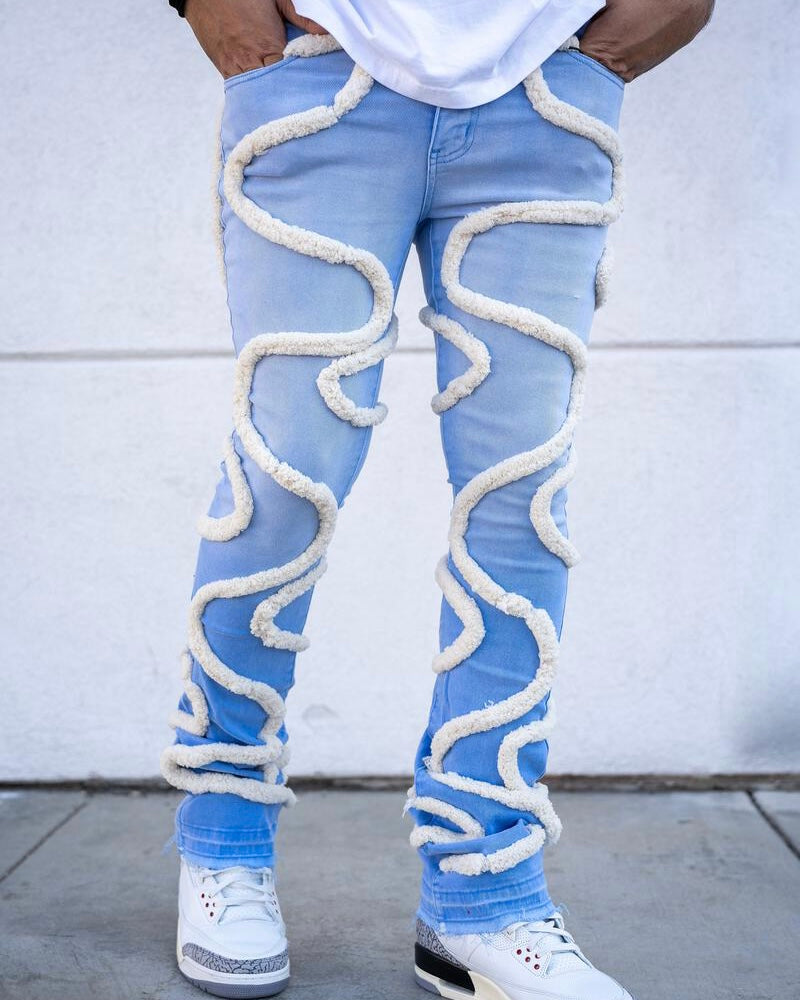 Blue Corda Premium Stacked Jeans
