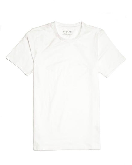 Solid Color Slim-Fit Crewneck Tee