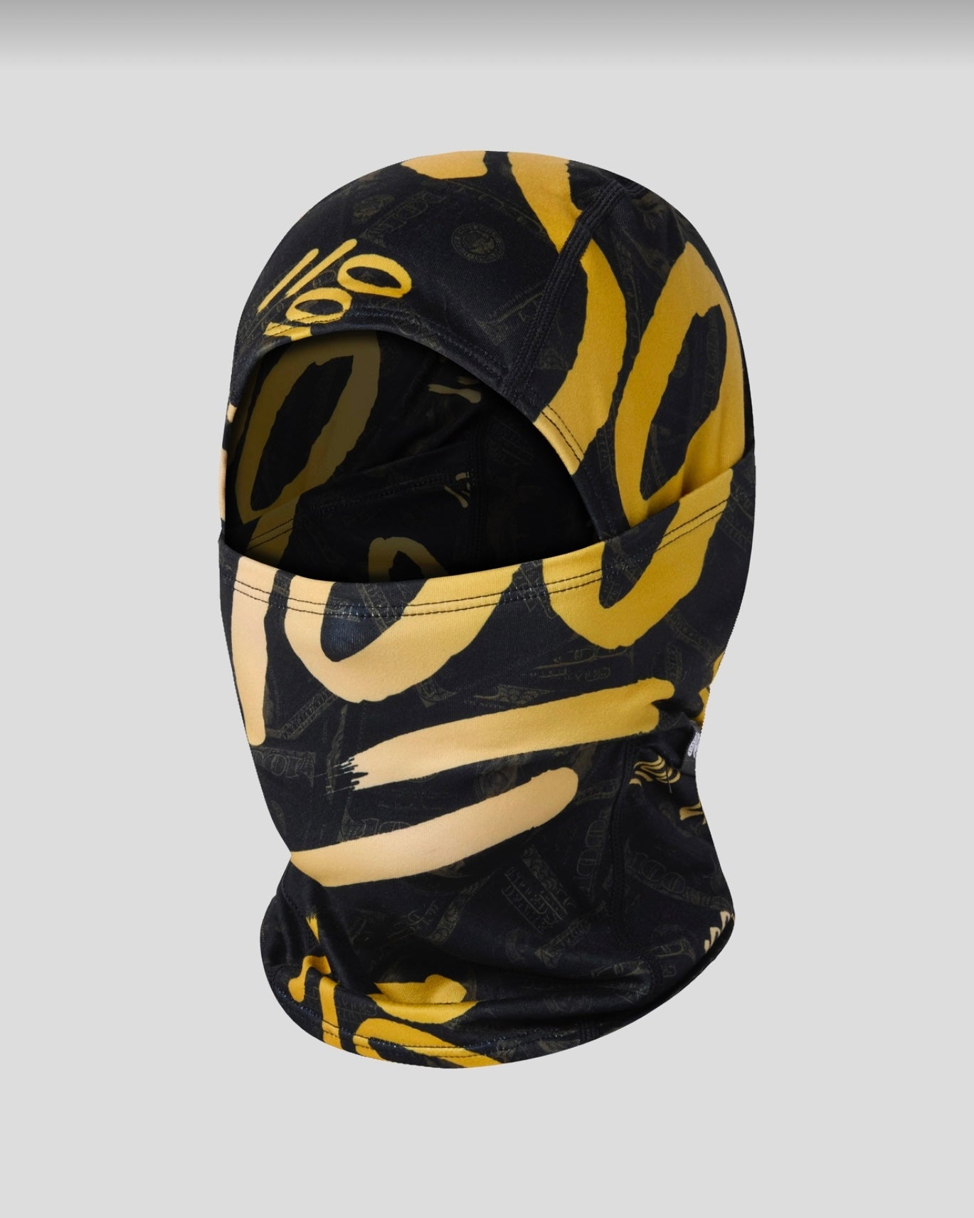 100 Gold MM Ski Mask