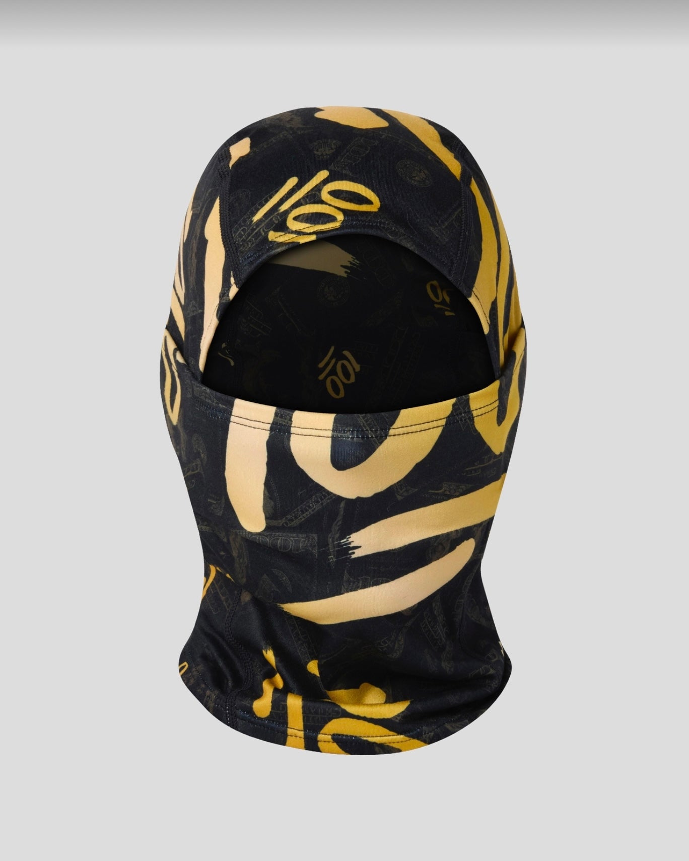 100 Gold MM Ski Mask