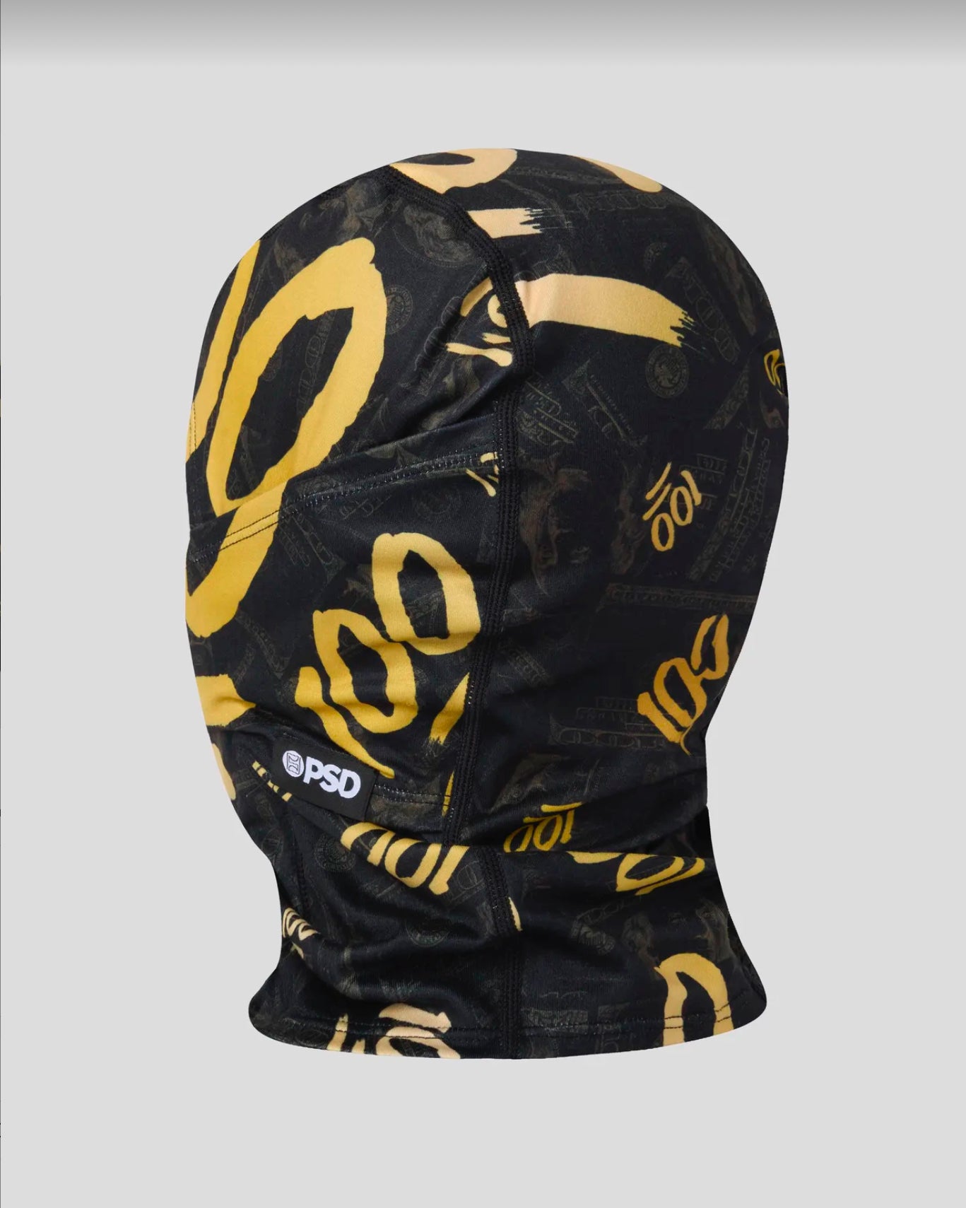 100 Gold MM Ski Mask