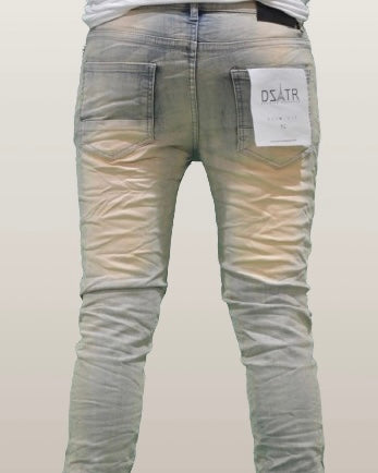 Crinkle Crushed Washed Slim Jeans