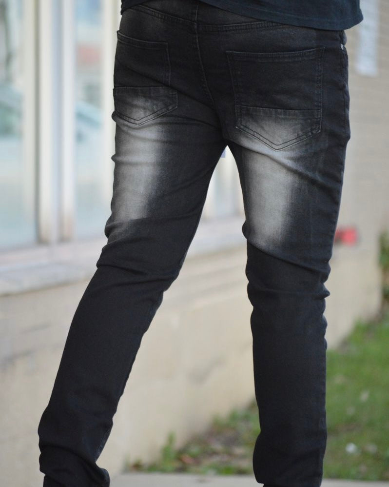 Basic Acid Wash Skinny Jeans