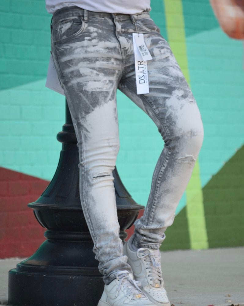 Acid Graffiti Wash Slim Jeans