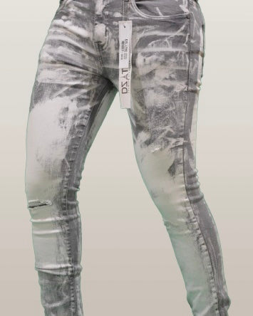 Acid Graffiti Wash Slim Jeans