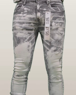 Acid Graffiti Wash Slim Jeans