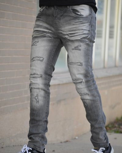 Washed Ripped Skinny Jean