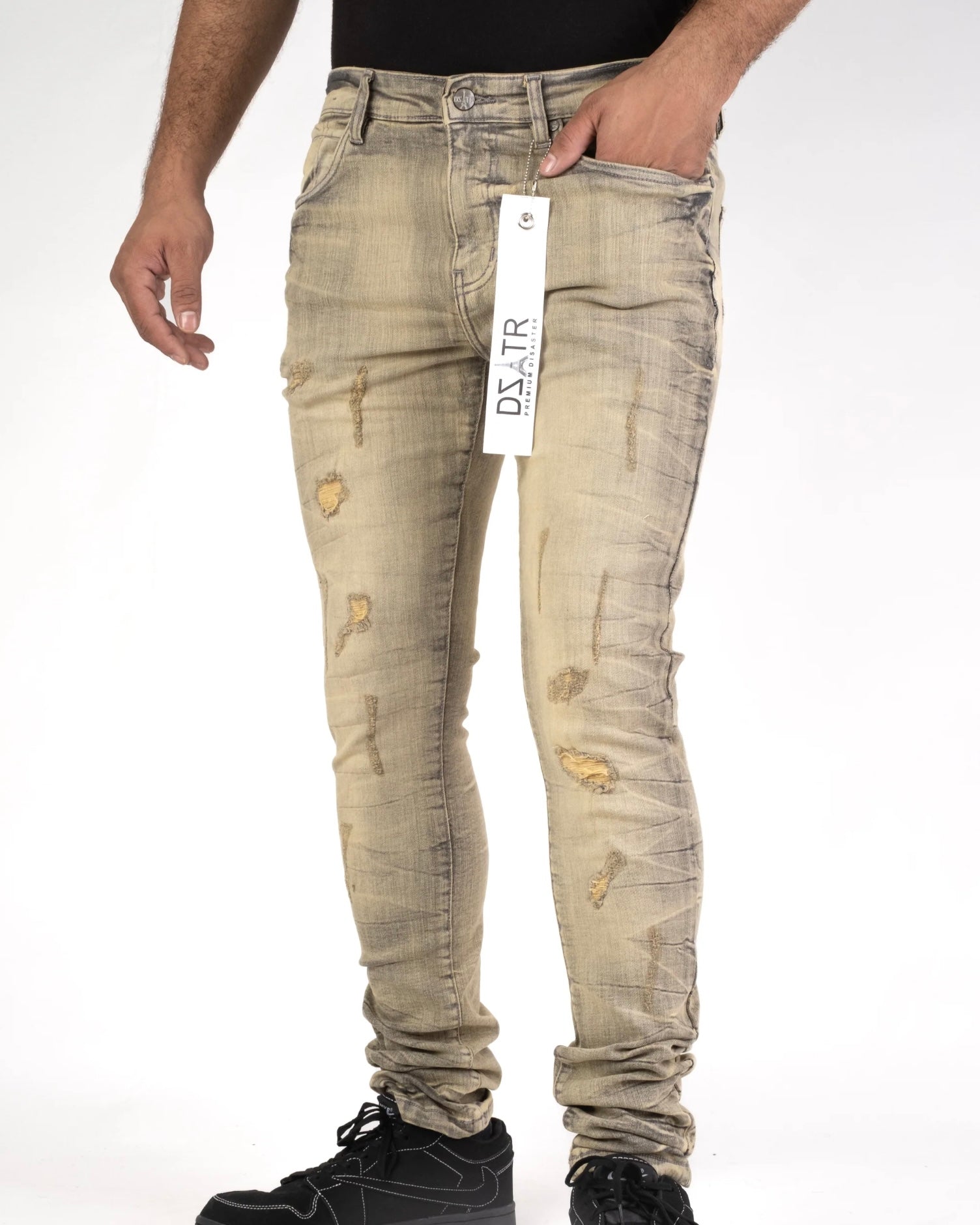 Washed Super Stretch Jeans DZTR-436
