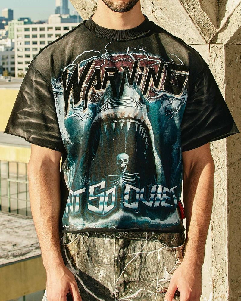 Jaws Crop Tee