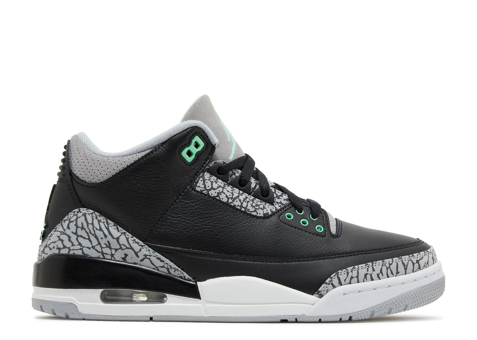 Jordan Retro 3’s Green Glow Men