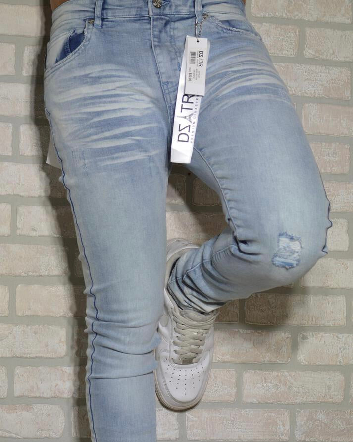 Ice Wash Stretch Denim