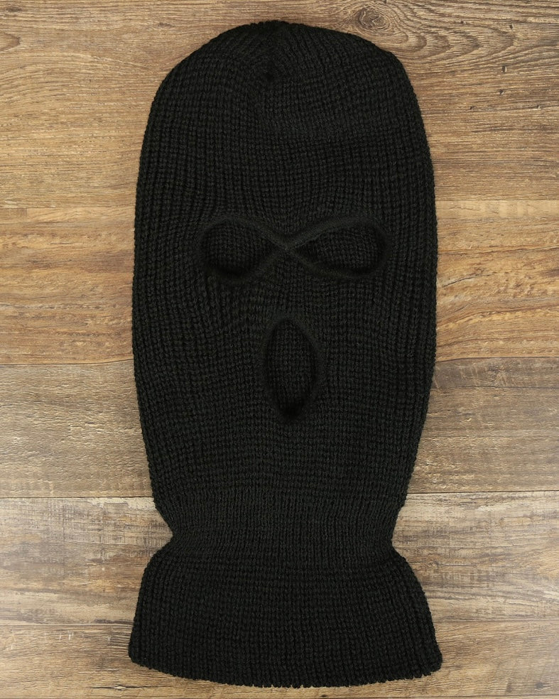 Solid 3-Hole Ski Mask