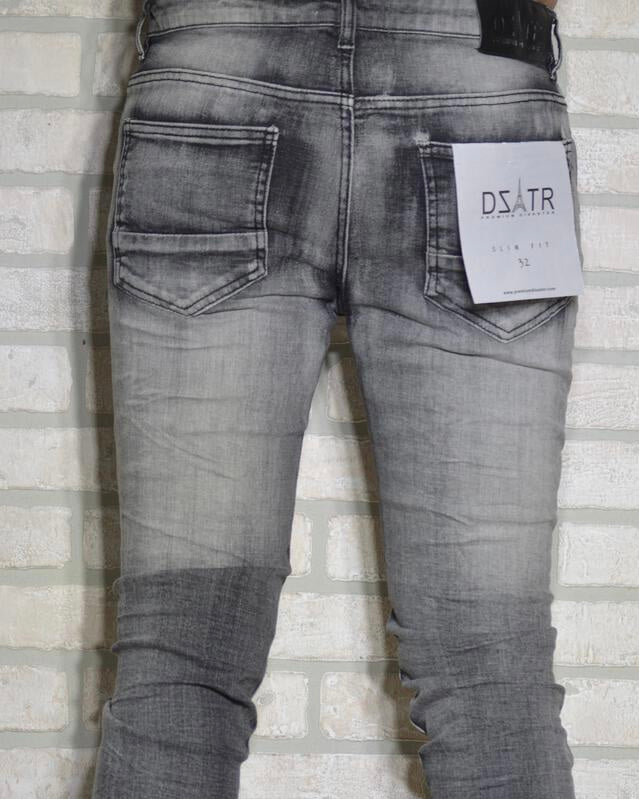 Distressed Washed Denim