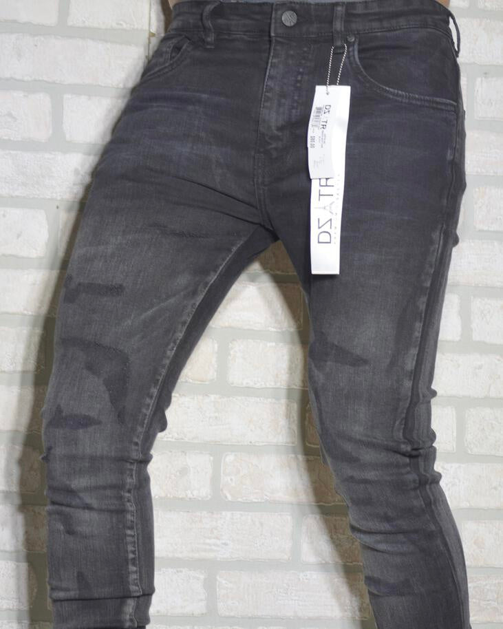 Distressed Super Stretch Denim