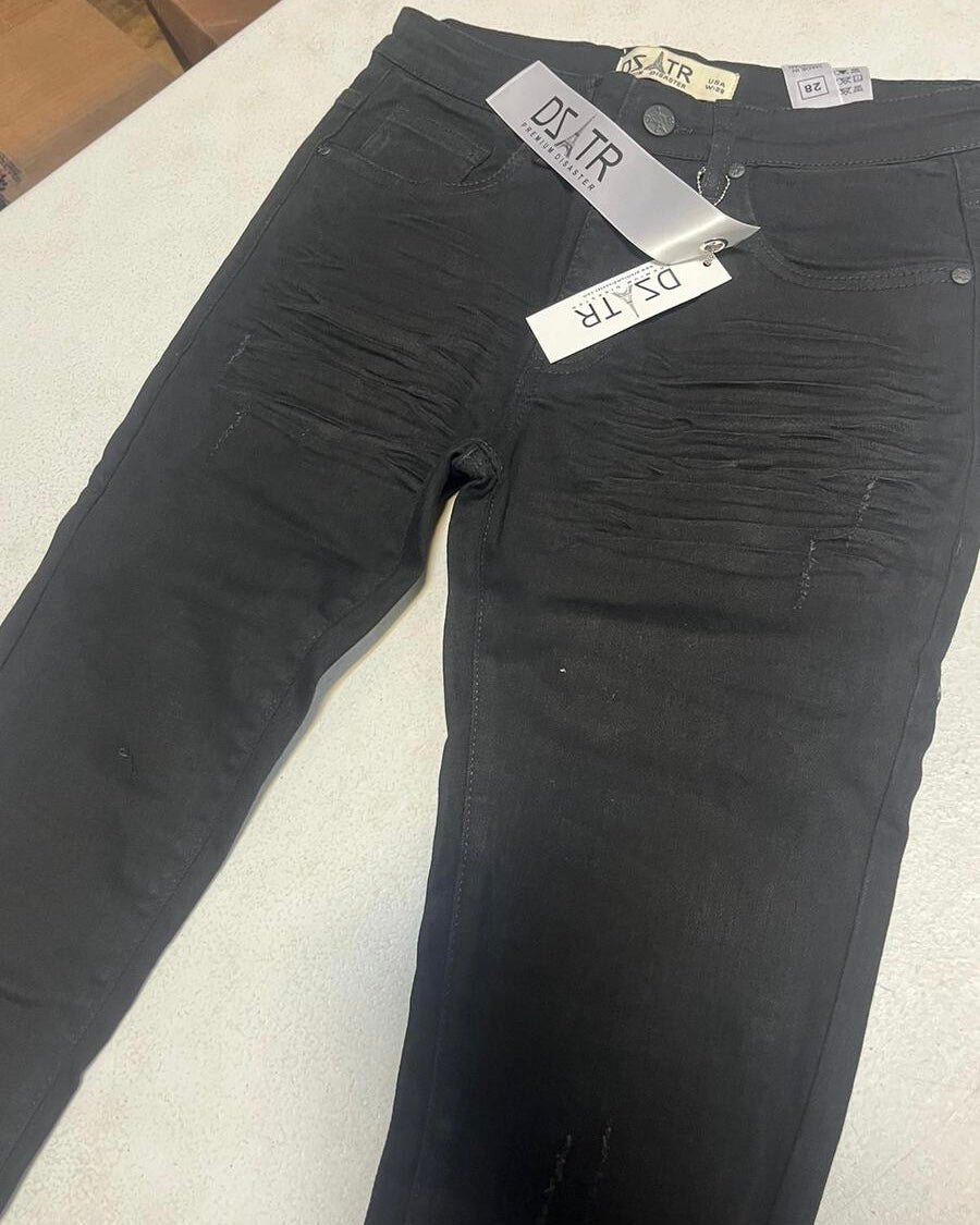Lightly Distressed Stretched Jean