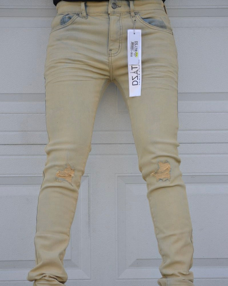 Ripped Knee Slim Jean