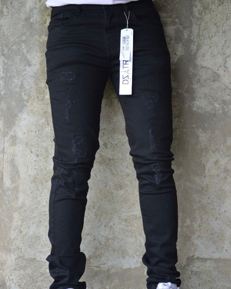 Slim Fit Ripped Jeans