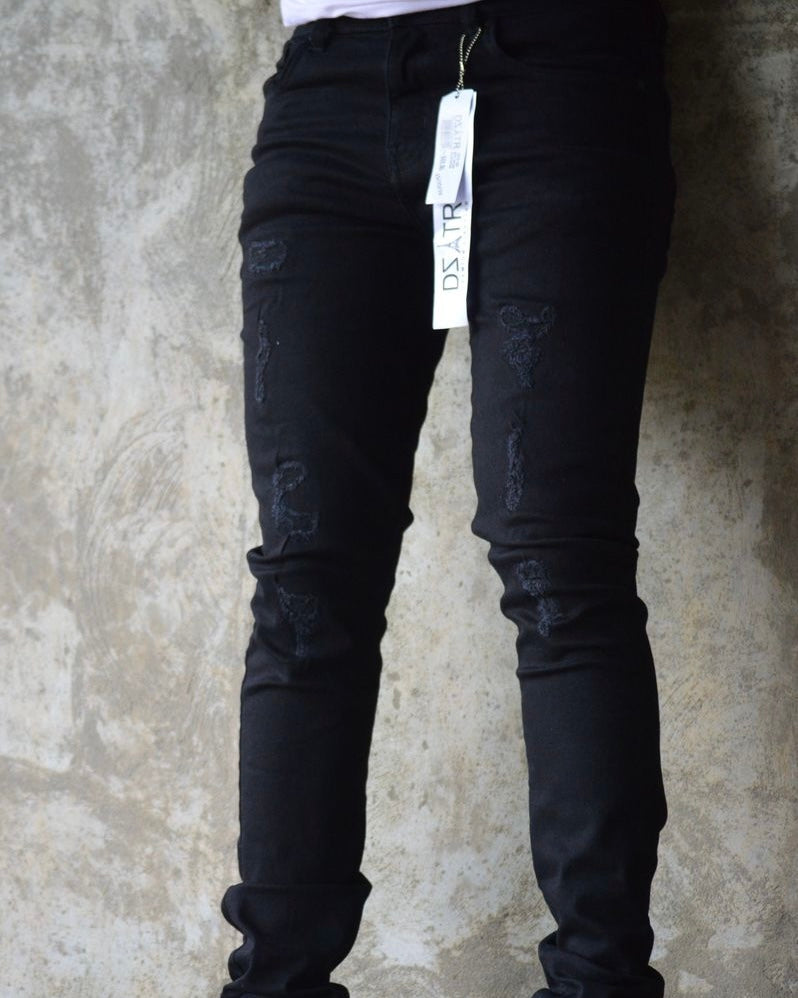 Slim Fit Ripped Jeans