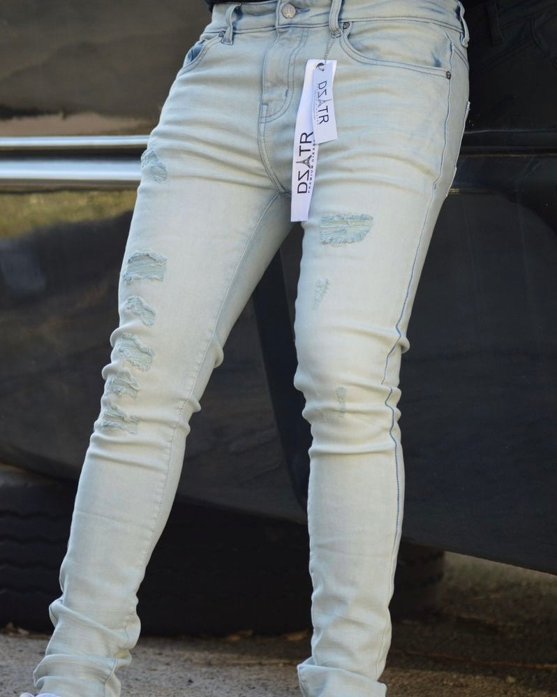 Icy Super Stretch Rip Jeans