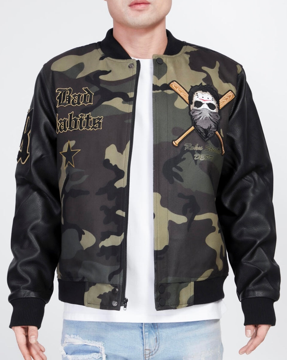 Bad Habits Varsity Jacket